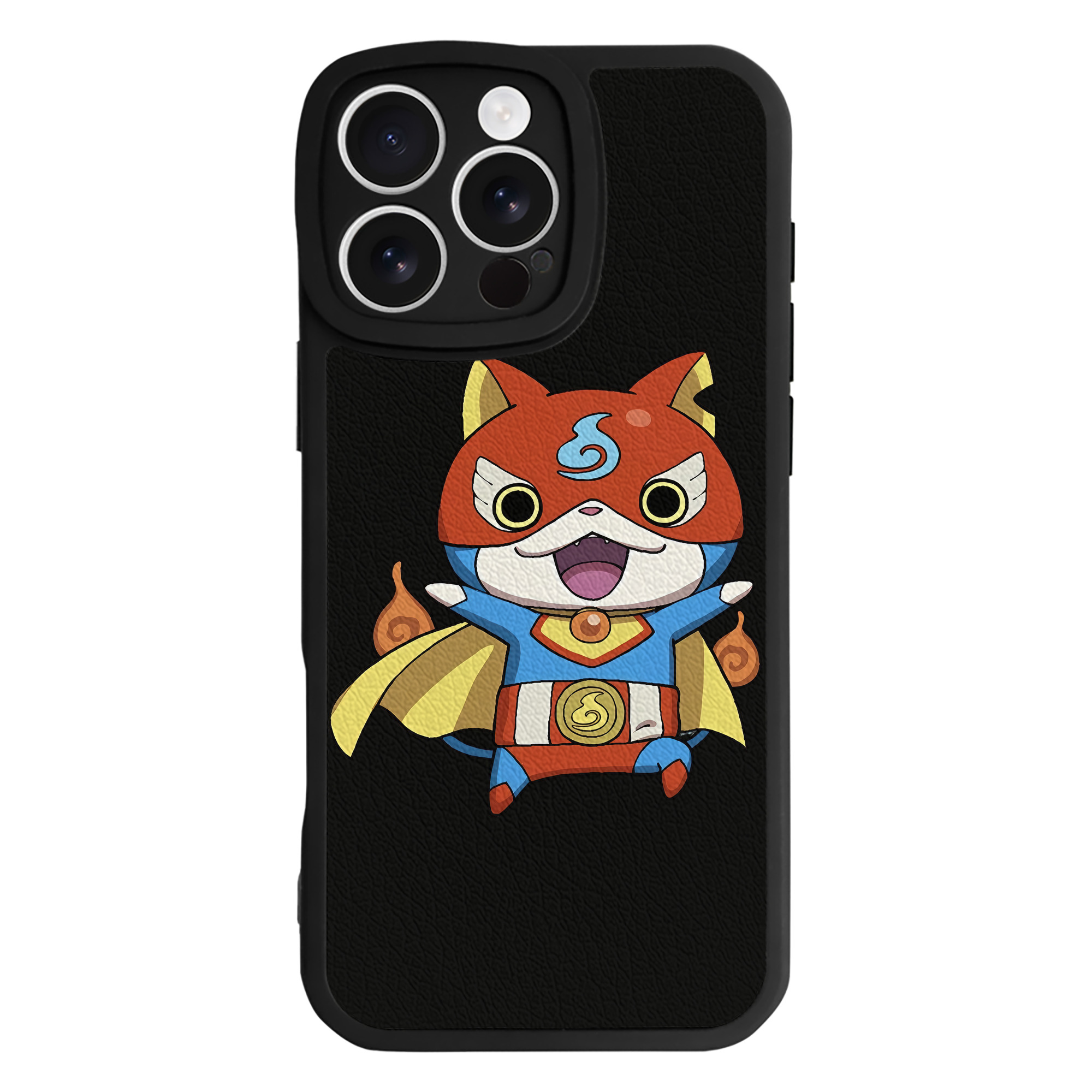 （画像用） 妖怪ウォッチ Yo-kai Watch 【iPhone 16シリーズ対応】シリコンスマホケース（レザー調） 材質：シリコン
